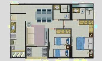 Imagem 3: TF Apartamento para venda possui 93 metros quadrados com 3 quartos em Parnamirim - Reci