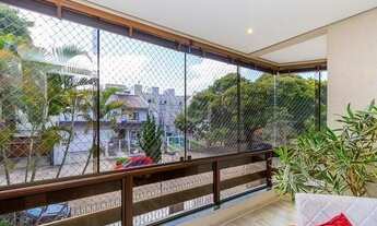 Imagem 2: Apartamento 87m² - semi mobiliado, 2 dormitórios, sacada com churrasqueira e 2 vagas de ga