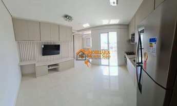 Imagem 4: Apartamento com 1 dormitório para alugar, 34 m² por R$ 2.560,00/mês - Vila Galvão - Guarul