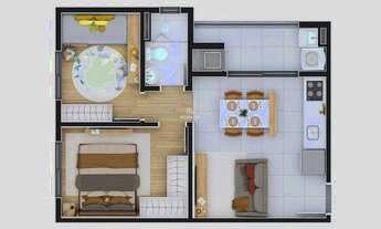 Imagem 4: Apartamento 02 Quartos Atuba em Pinhais