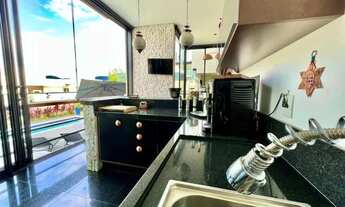 Imagem 5: Linda casa mobiliada para locação com 402 m² de área construída com 05 dormitórios, sala d