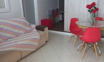 Imagem 4: Apartamento para aluguel com 1 quarto varanda com vista praia frente praia em Gonzaga - Sa