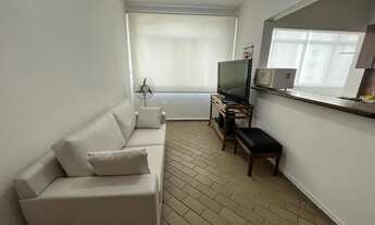 Imagem 4: Apartamento para aluguel possui 55 metros quadrados com 1 quarto em Vila Alzira - Guarujá