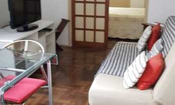 Imagem 2: Sala e Quarto Mobiliado no Leblon com Garagem