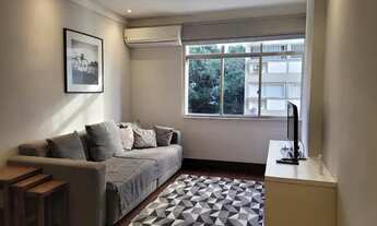 Imagem 2: Excelente dois quartos mobiliado e decorado na Lagoa apto de fundos