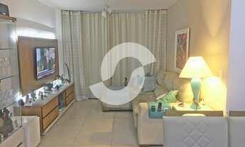 Imagem 2: Apartamento com 120 m2, varanda, 3 quartos, 3 suítes, 2 vagas e lazer em Charitas - Niteró