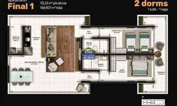 Imagem: Lindo AP, Guilhermina, 2 dorm, Financia!