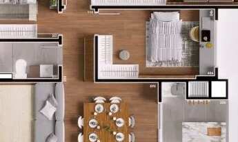 Imagem 3: APARTAMENTO com 3 dormitórios à venda por R$ 894.400,00 no bairro Boa Vista - CURITIBA / P