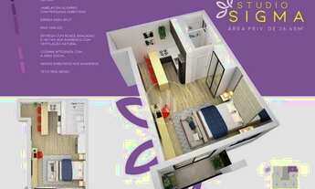 Imagem 5: Studio com 1 dormitório à venda, 36 m² por R$ 412.000,00 - Kobrasol - São José/SC