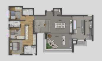 Imagem 4: Apartamento para venda tem 141 metros quadrados com 4 quartos em Mirandópolis - São Paulo