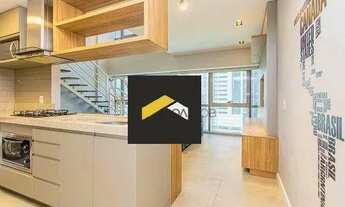 Imagem 6: Apartamento Duplex com 1 dormitório para alugar, 64 m² por R$ 6.025,00/mês - Praia de Bela