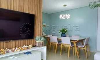 Imagem 2: Apartamento com VISTA PARA O MAR, em ANDAR ALTO e MOBILIADO: 97m², 3 quartos, porcelanato