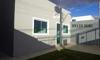 Imagem 2: QD 604 Ótima Casa NOVA na LAJE 3 Quartos/Suite Aceita Financiame em Recanto das Emas - Bra