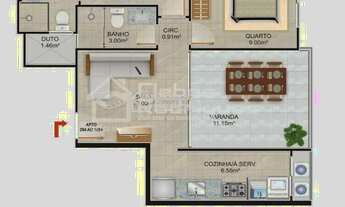 Imagem 16: Residencial Maximus com 2 ou 3 com Área de Lazer na Praia do Morro