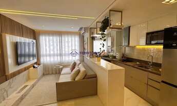 Imagem 2: Apartamento mobiliado e equipado, andar alto, com churrasqueira Jardim Lindóia