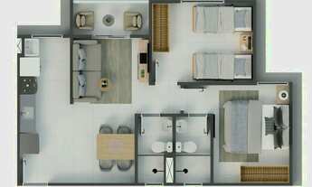 Imagem 7: Imóvel para venda possui 50 metros quadrados com 2 quartos em Lagoa Redonda - Fortaleza