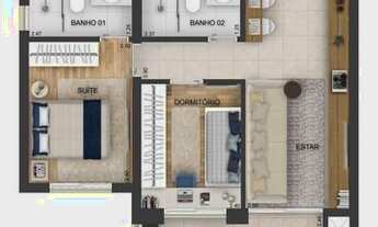 Imagem 6: Apartamento à venda com 2 dormitórios em Quarta parada, São paulo cod:AP0596_RRX