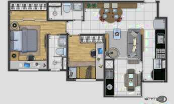 Imagem 6: Apartamento à venda com 3 dormitórios em Vila assunção, Santo andré cod:AP0141_RRX