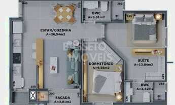 Imagem 2: FLORIANóPOLIS - Apartamento Padrão - Cachoeira do Bom Jesus