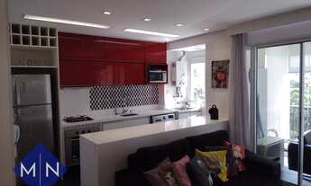 Imagem 3: Apartamento com 1 dormitório para alugar, 50 m² por R$ 4.702,18/mês - Alphaville Conde II