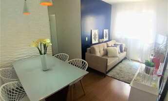 Imagem: Apto 2 Dorm com piso e móveis planejados