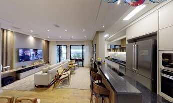 Imagem: Apartamento com 3 suítes e sala estendida