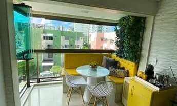 Imagem 2: Apart possui 84m2 quadrados com 3/4 suite e 2 banheiros, móveis planejados