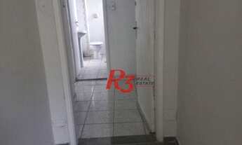 Imagem 2: Apartamento com 1 dormitório para alugar, 60 m² por R$ 2.593,00/mês - Embaré - Santos/SP