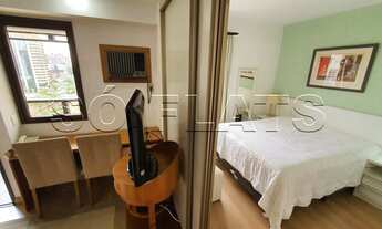 Imagem 6: Flat em Moema com rápido acesso ao Parque do Ibirapuera e ao metrô para locação imediata