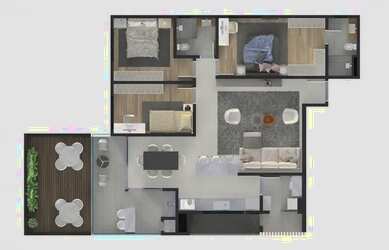 Imagem 5: Apartamento com 3 Dormitorio(s) localizado(a) no bairro Saguaçu em Joinville / Ref.:4743