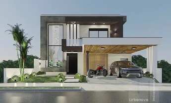 Imagem 3: Sobrado em condomínio com 3 quartos, 257 m², piscina, lazer completo - Residencial Aruana