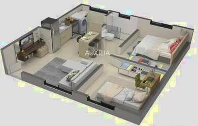 Imagem 4: Apartamento à venda com 2 dormitórios condomínio Lar Lisboa na Zona Norte de Sorocaba