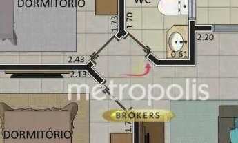 Imagem 3: Apartamento à venda, 60 m² por R$ 370.000,00 - Vila Linda - Santo André/SP