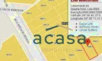 Imagem 2: Terreno com barracão (construção no final do terreno