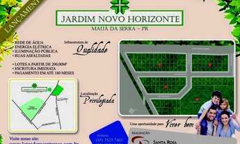 Imagem: Lotes a venda Mauá da Serra