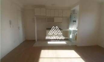 Imagem 2: Apartamento com 2 dormitórios para alugar, 47 m² por R$ 2.680,27/mês - Centro - Santo Andr