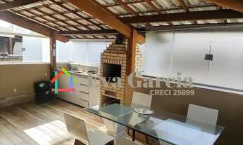 Imagem: Cobertura duplex com 3/4 no Cají. Decorada