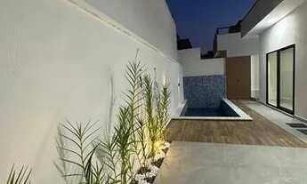 Imagem 6: Casa nova com alto padrão de construção na ponta negra