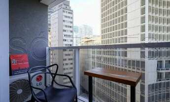 Imagem 4: Studio mobiliado no Setin Downtown São Luís à venda na Consolação com varanda