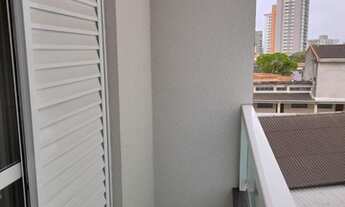 Imagem 2: Apartamento para venda possui 70 metros quadrados com 2 quartos em Vila Assunção - Santo A