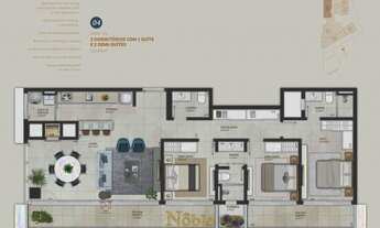 Imagem 3: Apartamento de 03 dormitórios no Mirage