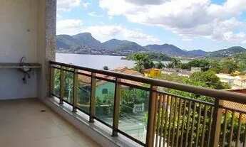 Imagem 2: Apartamento com 2 suítes e vista para lagoa e mar para alugar, 78 m² por R$ 4.160/mês - Pi