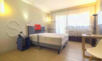 Imagem 3: Flat mobiliado disponível para venda com 35m², 01 dormitório e 01 vaga