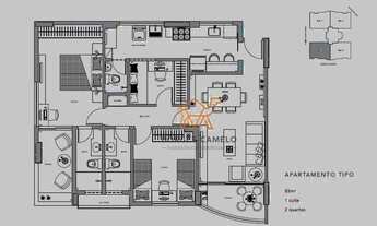 Imagem 7: Lançamento! Apartamento com 3 dormitórios à venda, 82 m² - Lourdes - Belo Horizonte/MG