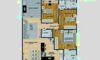 Imagem 2: Apartamento Garden com 3 quartos à venda por R$ 875.000 - Liberdade - Belo Horizonte/MG