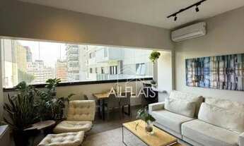 Imagem 3: Apartamento com 1 dormitório para alugar, 52 m² por R$ 8.431,00/mês - Pinheiros - São Paul