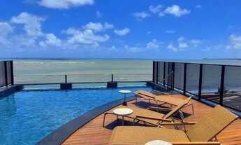 Imagem: Flat á Venda Pé na Areia 20m² Vista Mar