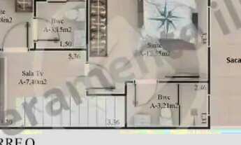 Imagem 5: Sobrado à Venda no Bairro Floresta em Cascavel com 2 Suites e 1 Quarto, Piscina e 2 Vagas