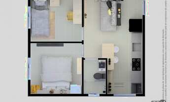 Imagem 2: Apartamento à venda com 2 dormitórios em Parque das paineiras, São paulo cod:AP0407_RRX