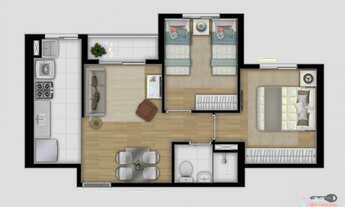 Imagem 2: Apartamento à venda com 2 dormitórios em Cidade líder, São paulo cod:AP0151_RRX